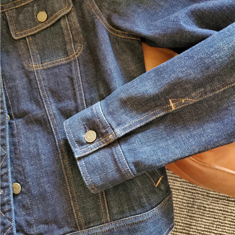 Lauren Ralph Lauren Trucker Jean Jacket Size L Lauren Jeans Co. Denim - Picture 2 of 9